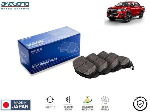 Akebono Front Brake Pads for Toyota Vigo (2005-2016) - Made in Japan