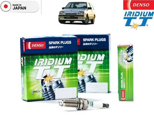 Suzuki Khyber 1989-1999 Denso Iridium Twin Tip Spark Plugs - 3 Pcs - Better Fuel Economy