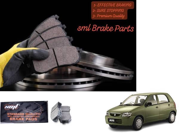Suzuki Alto 1000cc 2000-2012 Front Disc Brake Pad - SML Brake Parts - Advanced Braking