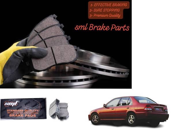 SML Front Disc Brake Pad for Honda City 1996-2000 - Advanced Braking