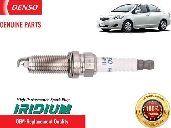 Denso Iridium Spark Plugs for Toyota Belta (2005-2012) - Set of 4
