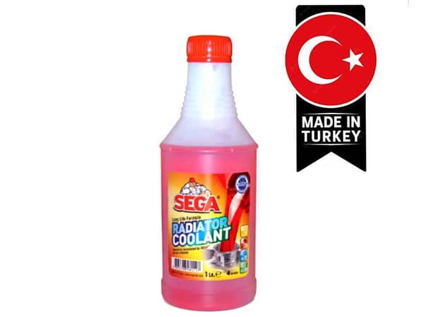 Sega Radiator Coolant Made in Turkey - Red - 1 Litre
