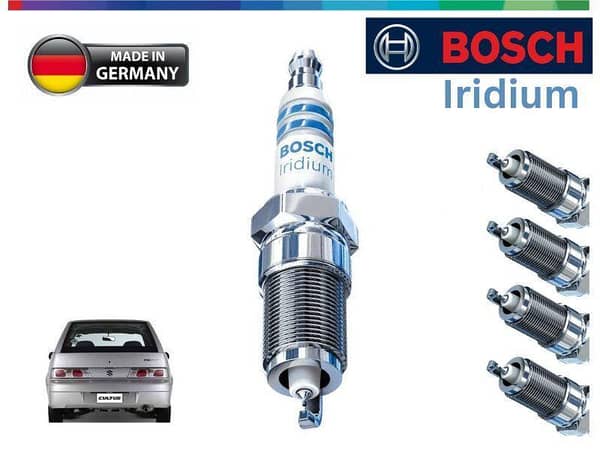 Suzuki Cultus 2007-2017 Iridium Spark Plugs 4 Pcs- BOSCH - Made in Germany