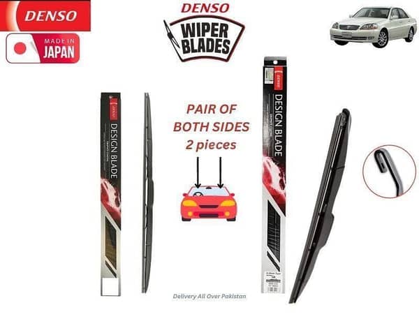 Toyota Crown 2008-2012 Denso Wiper Blade Set - Made in Japan