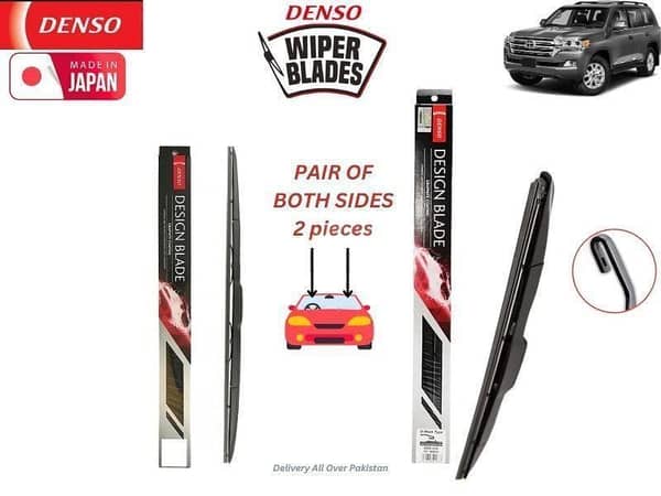 Toyota Land Cruiser 2007-2015 Denso Wiper Blade Set - Made in Japan