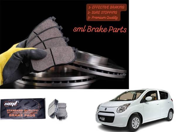 Suzuki Alto 660cc Japan assembled 2009-2014 Front Disc Brake Pad - SML Brake Parts -Advanced Braking