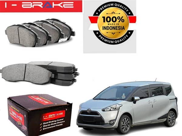 Toyota Sienta 2015-2022 I-Brake Front Brake Pad Made In Indonesia | Premium Braking