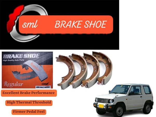 Mitsubishi Mini Pajero 660 1994-2012 Rear Brake Shoe - SML Brake Parts - Advanced Braking