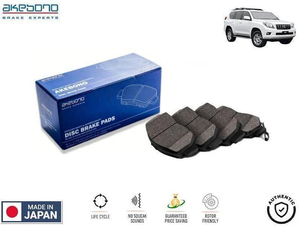 Toyota Prado 2002-2010 Akebono Front Brake Pads - Made in Japan