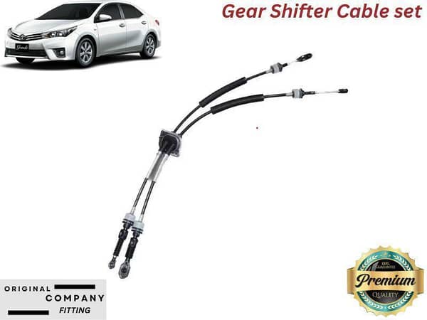 Toyota Corolla Gli 2014-2018 Gear Cable Set - Premium Quality
