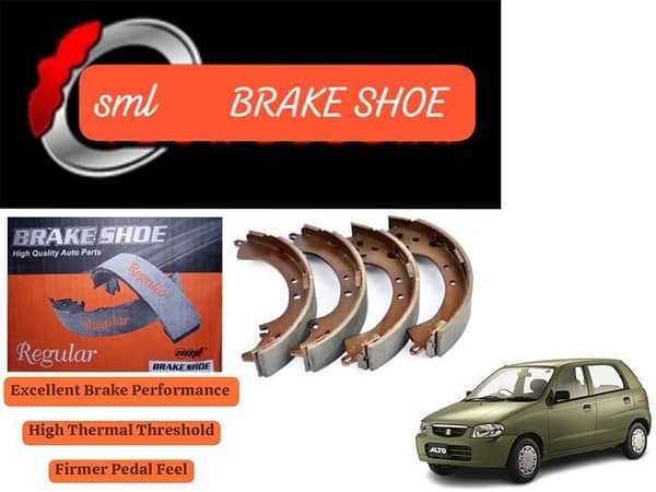 Suzuki Alto 1000cc 2000-2012 Rear Brake Shoe - SML Brake Parts - Advanced Braking