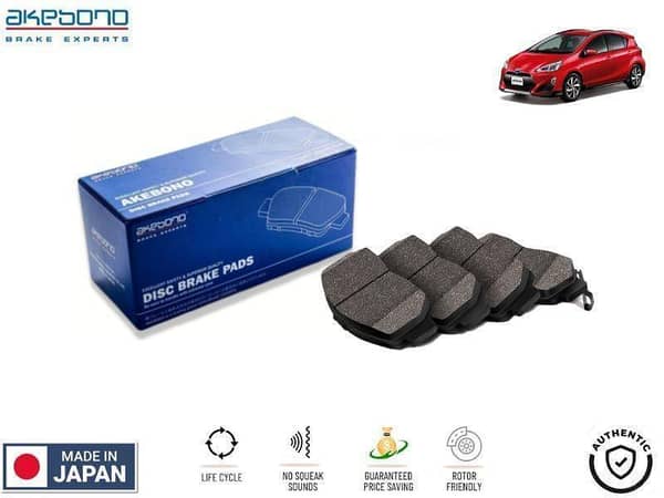 Toyota Aqua 2014-2017 Front Brake Pads Akebono - Made in Japan
