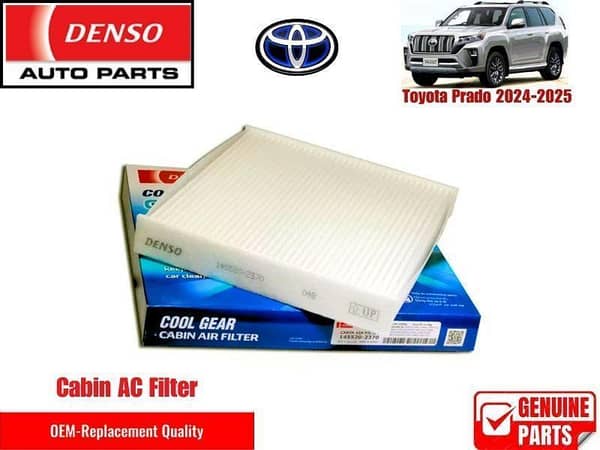 Toyota Prado 2024-2025 Denso Genuine Cabin Filter - Toyota OEM Quality