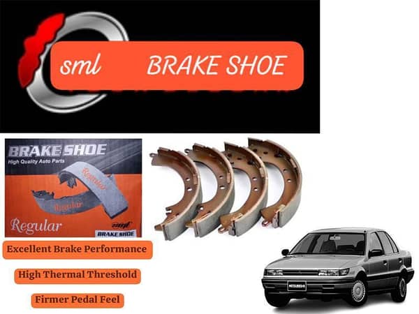 Mitsubishi Lancer 1980-1990 Rear Brake Shoe - SML Brake Parts - Advanced Braking