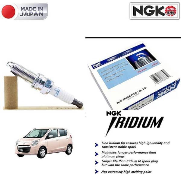 Suzuki Alto Japan 2006-2016 Iridium Spark Plug 3 Pieces NGK Made In Japan