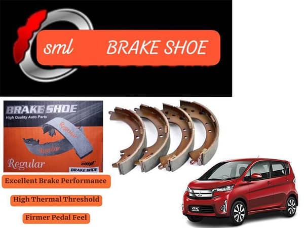 Mitsubishi EK Wagon Custom 2011-2017 Rear Brake Shoe - SML Brake Parts - Advanced Braking