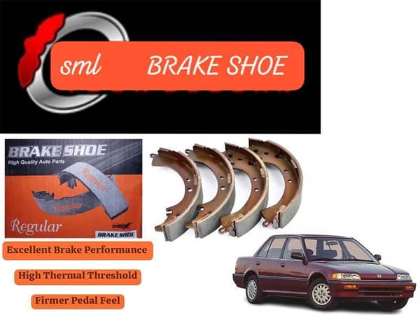 Honda Civic 1984-1988 Rear Brake Shoe - SML Brake Parts - Advanced Braking