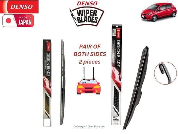 Toyota Vitz 2014-2017 Denso Wiper Blade Set - Made in Japan