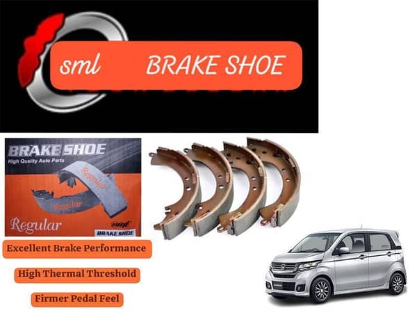 Honda N Wagon 2013-2023 Rear Brake Shoe - SML Brake Parts - Advanced Braking