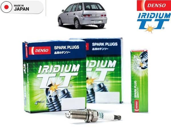 Suzuki Cultus 2007-2017 Denso Iridium Twin Tip Spark Plugs 4 Pieces - Made in Japan