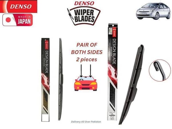 Denso Wiper Blade Set for Toyota Prius 2003-2009 - Made in Japan
