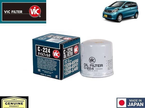 Nissan Dayz 2013-2019 VIC Oil Filter - Made in Japan