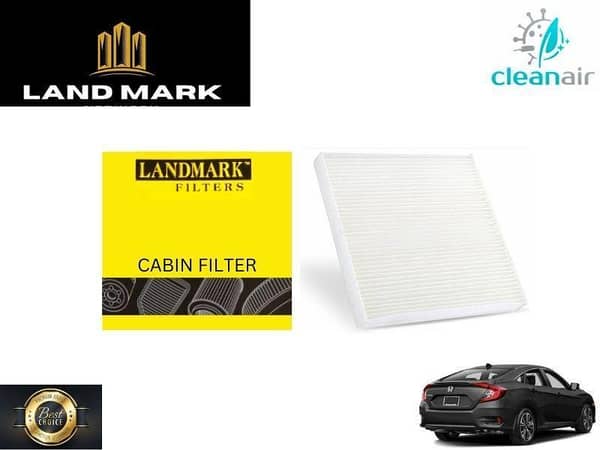 Honda Civic 2016-2022 Land Mark Cabin Filter - Effective AC Flow Filteration