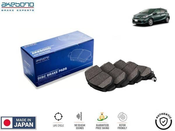 Toyota Aqua 2011-2014 Front Brake Pads Akebono - Made in Japan