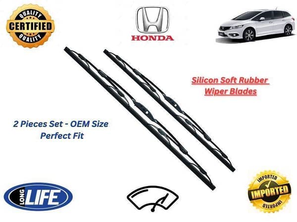 Honda Jade Wiper Blades 2013-2020 Silicone Soft Rubber - Set of 2