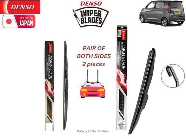 Mitsubishi Ek Wagon 2018-2024 Denso Wiper Blade Set - Made in Japan