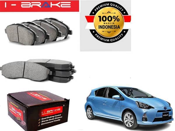 Toyota Aqua 2012-2023 I-Brake Front Brake Pad Made In Indonesia | Premium Braking