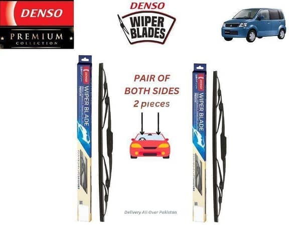 Mistubishi EK Wagon 2000-2012 Denso Wiper Blade - 2 Pcs Set - Denso Premium