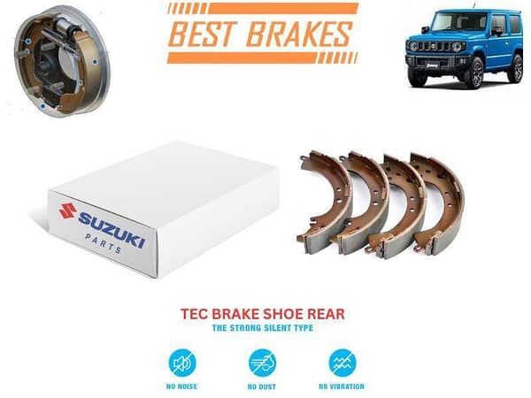 Suzuki Jimny 1500cc TEC Rear Brake Shoes - High Quality Brake Parts