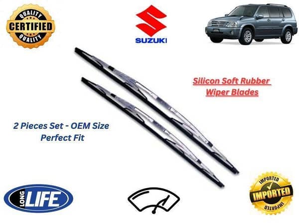 Suzuki Escudo Soft Rubber Wiper Blades - Set of 2