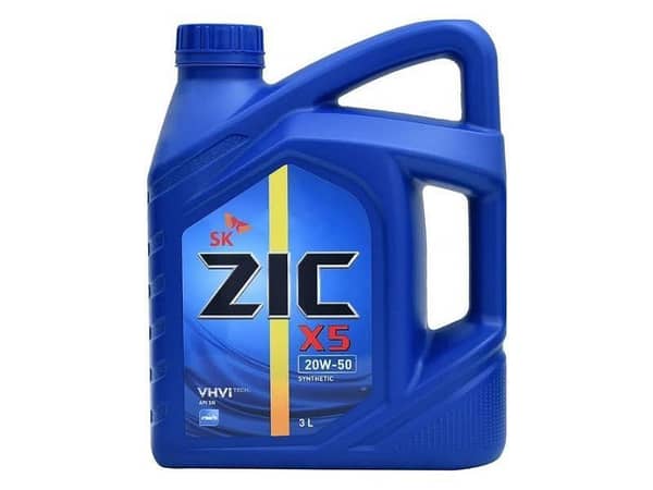 ZIC X5 20W-50 SN Petrol Engine Oil - 3L