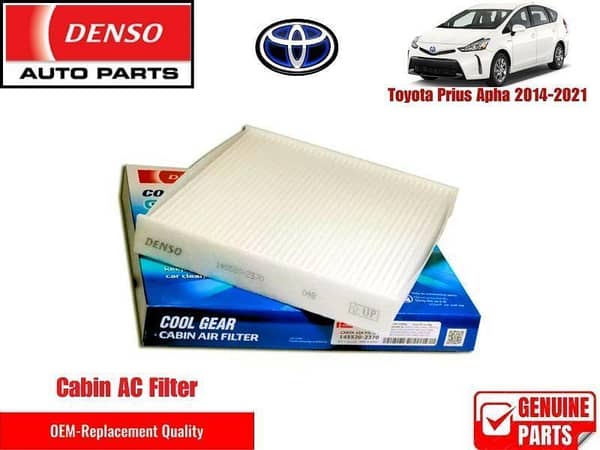 Toyota Prius Alpha 2014-2021 Denso Genuine Cabin Filter - Toyota OEM Quality