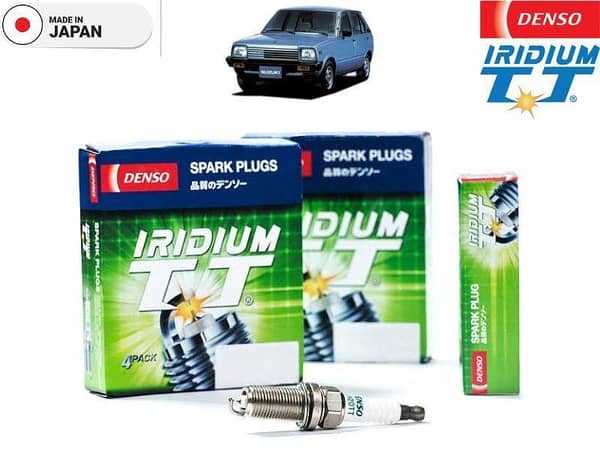 Suzuki FX 1980-1988 Denso Iridium Twin Tip Spark Plugs - 3 Pcs - Better Fuel Economy