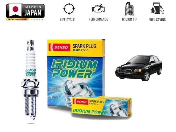Suzuki Baleno 1995-2005 Denso Iridium Spark Plug - 4 Pieces Made in Japan