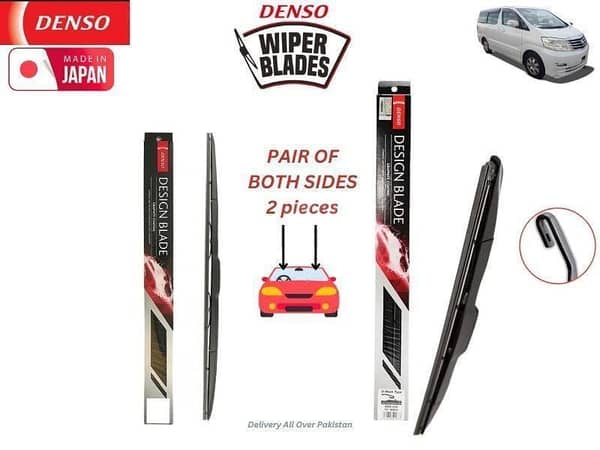 Denso Wiper Blade Set for Toyota Alphard 2015-2024 - Made in Japan
