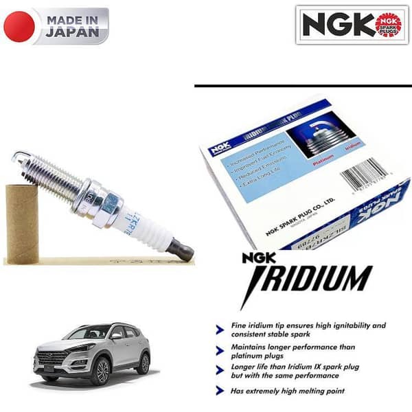 Hyundai Tucson 2020-2023 Iridium Spark Plug NGK Japan - 4 Pieces