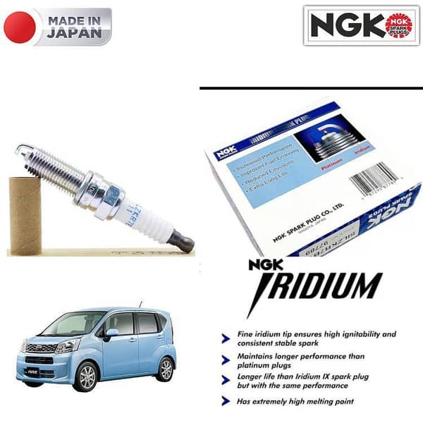 Daihatsu Move 2011-2021 Iridium Spark Plug - 3 Pcs