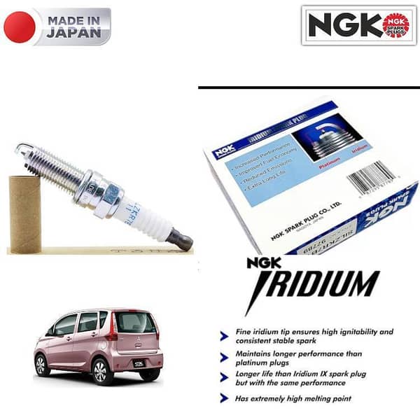 Mitsubishi EK Wagon 2013-2021 Iridium Spark Plug NGK Japan 3 Pieces