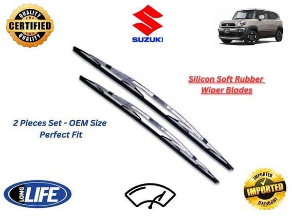 Suzuki Xbee 2018-2024 Silicone Soft Rubber Wiper Blades - 2 Pieces Set