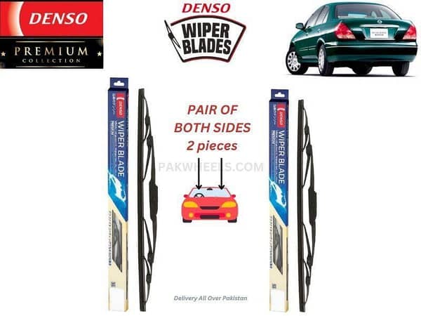 Nissan Blue Bird 1996-2001 Denso Wiper Blade - 2 Pcs Set - Denso Premium