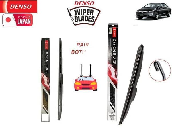 Honda Civic  2005-2010 Denso Wiper Blade Set - Made in Japan