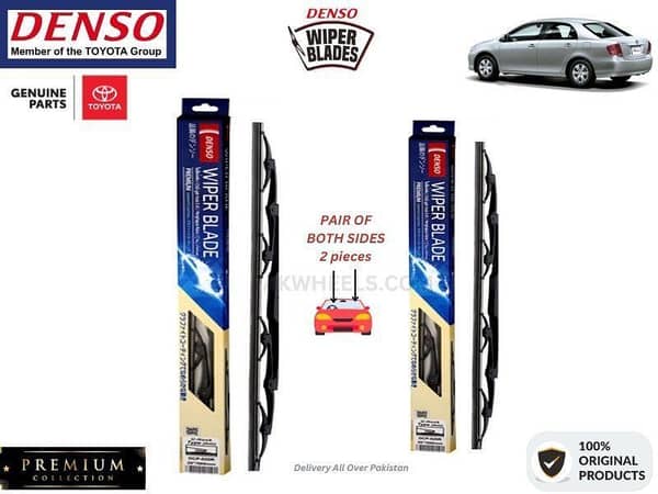 Toyota Corolla Axio 2006-2012 Denso Wiper Blade - 2 Pcs Set - Denso Premium