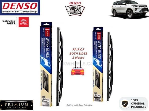 Toyota Fortuner 2021-2024 Denso Wiper Blade - 2 Pcs Set - Denso Premium