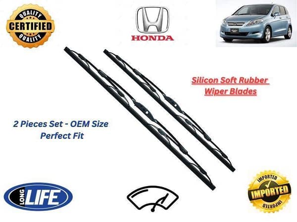 Honda Edix Silicone Soft Rubber Wiper Blades - 2 Pieces Set