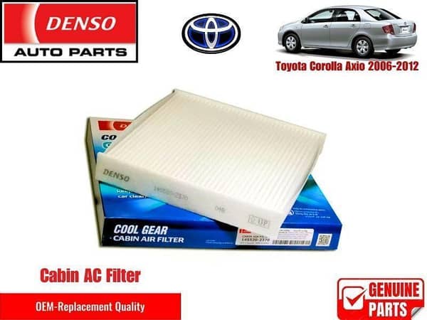 Toyota Corolla Axio 2006-2012 Denso Genuine Cabin Filter - Toyota OEM Quality