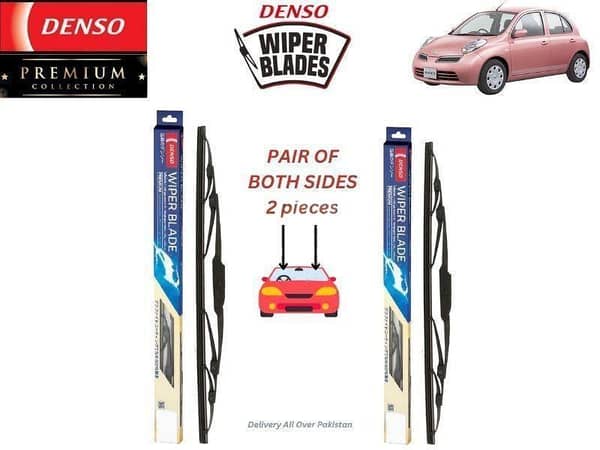 Nissan March Denso Wiper Blade - 2 Pcs Set - Denso Premium